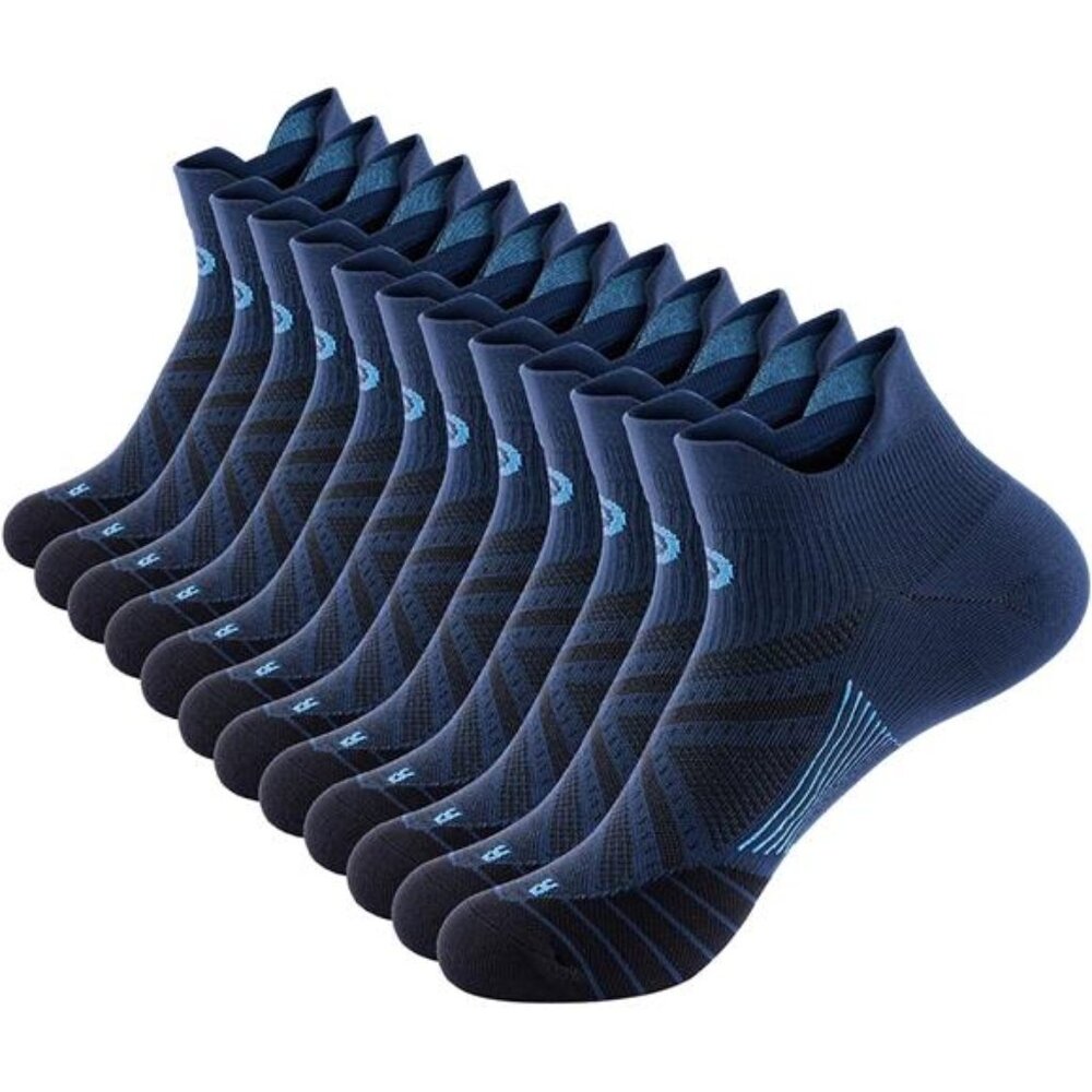 Ankle Compression Sock for Men and Women 2/4/6 Pairs, Low Cut Compression Sock